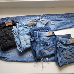 Lot Of Girl's Jeans Sz 10-12, Abercrombie